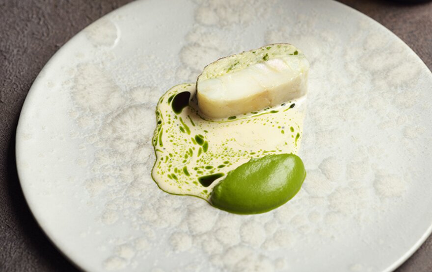 Turbot courgette